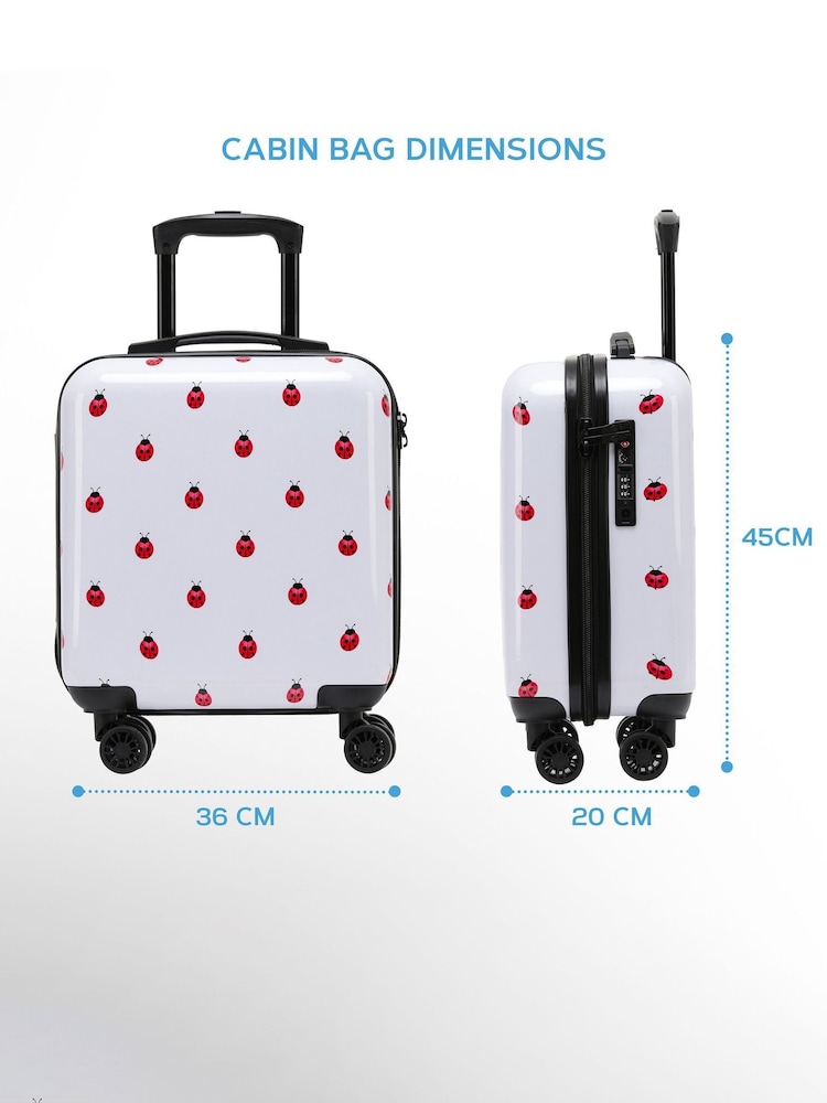 Flight Knight 45x36x20cm EasyJet Underseat Anti-Crack Cabin Carry On Hand Luggage Suitcase - Image 2 of 7