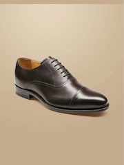 Charles Tyrwhitt Dark Brown Leather Oxford Shoes - Image 5 of 5