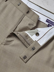 Charles Tyrwhitt Natural Slim Fit Natural Stretch Twill Suit Trousers - Image 4 of 4