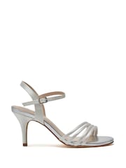 Rainbow Club Natural Dakota Ivory Satin Sandals - Image 1 of 6