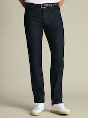 Charles Tyrwhitt Indigo Blue Slim Fit Denim Jeans - Image 1 of 6