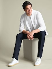 Charles Tyrwhitt Indigo Blue Slim Fit Denim Jeans - Image 4 of 6