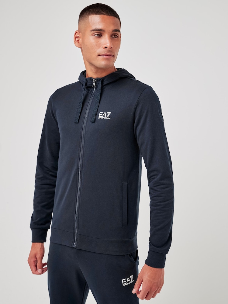 Emporio Armani EA7 Core ID 100% Cotton Tracksuit - Image 3 of 5