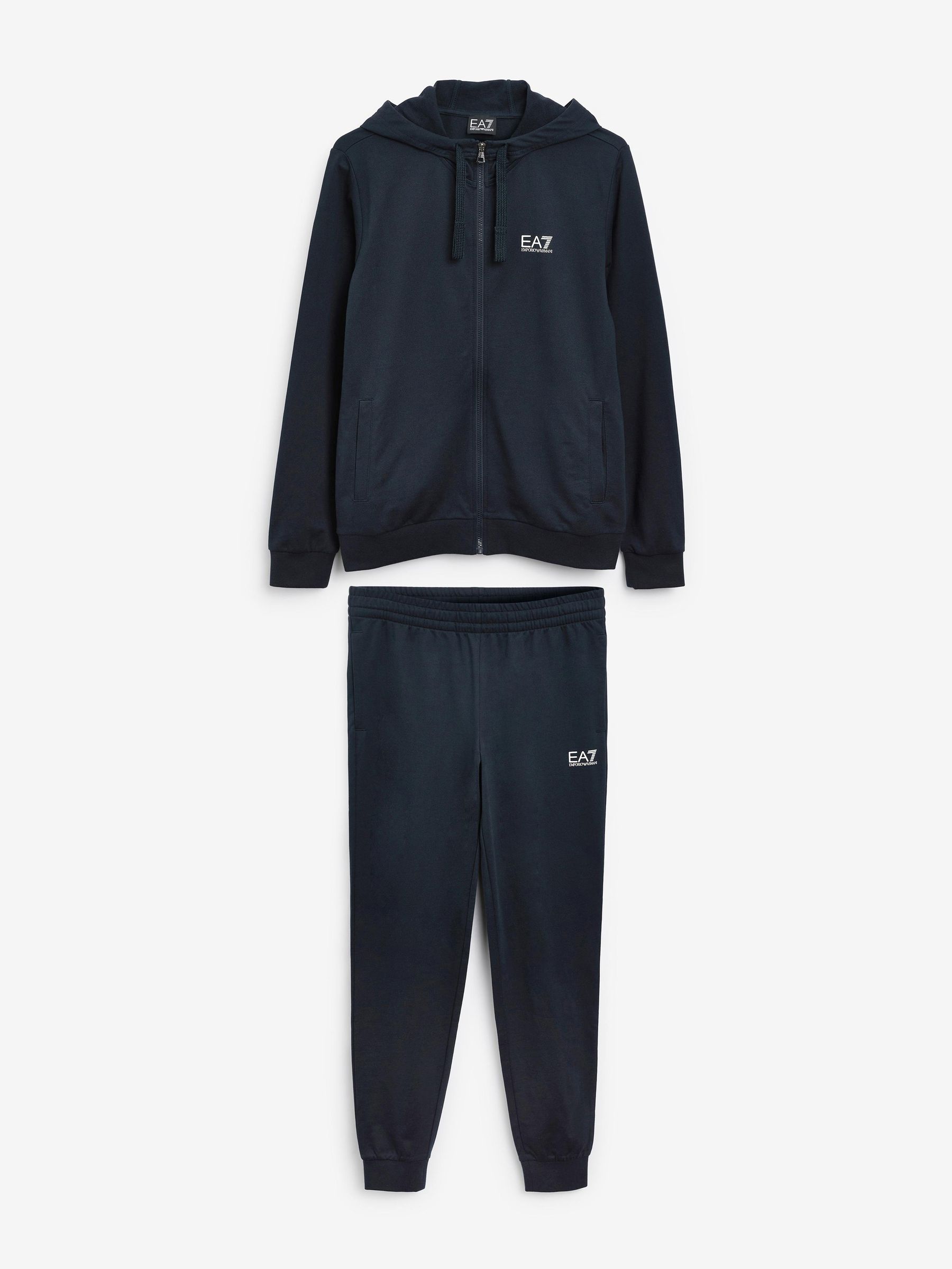 Kaufe Sie Marineblau Emporio Armani EA7 Core ID 100 Cotton Tracksuit bei Next Deutschland