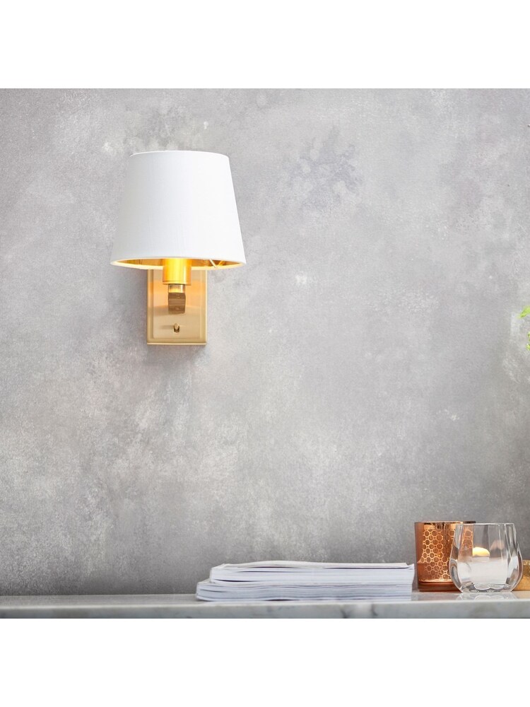 Gallery Home Brushed Gold Harry 205mm Wall Light - Image 2 of 7 Gallery Home Brushed Gold Harry 205mm Wall Light - Image 2 of 7