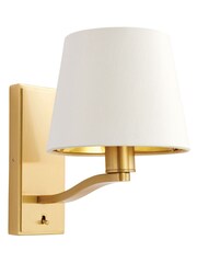 Gallery Home Brushed Gold Harry 205mm Wall Light - Image 4 of 7