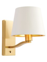 Gallery Home Brushed Gold Harry 205mm Wall Light - Image 5 of 7