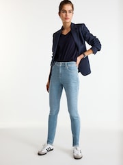 Mid Blue Denim Supersoft Skinny Jeans - Image 1 of 1