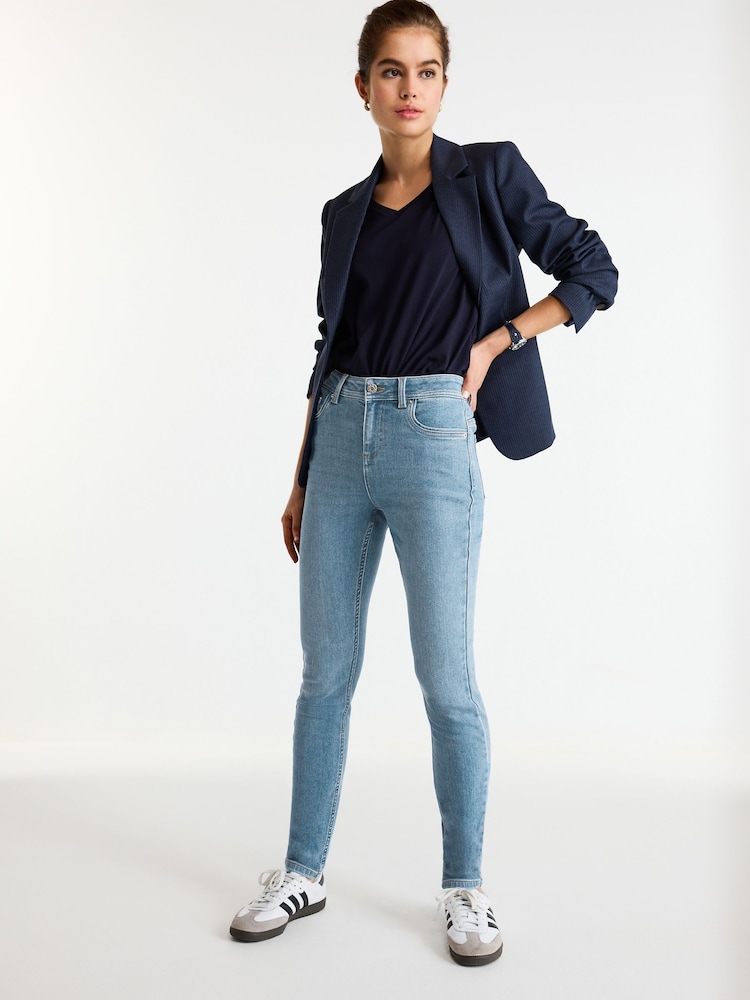 Mid Blue Denim Supersoft Skinny Jeans - Image 1 of 1