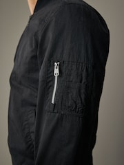 Black EDIT Bomber Jacket - Image 6 of 12