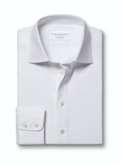 Charles Tyrwhitt Luxury Twill Extra Slim Fit Shirt - Obrázek 8 z 10