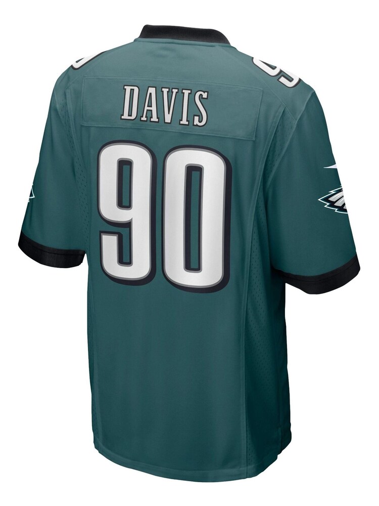 Nike Green NFL Philadelphia Eagles Home Game Jersey - Jordan Davis - Image 3 of 3