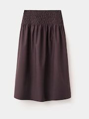 Mango Brown Flowing Midi Skirt - Image 6 of 8