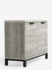 Grey Bronx Oak Effect Small Sideboard - Image 6 of 7