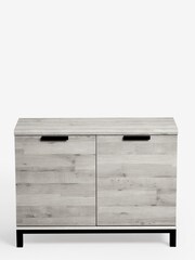 Grey Bronx Oak Effect Small Sideboard - Image 7 of 7