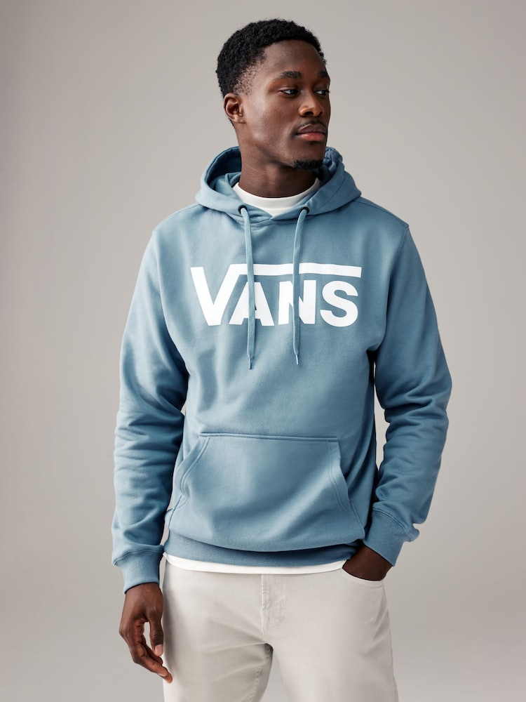 Albastru - Vans Mens Classic 100% Cotton Hanorac cu glugă - Imaginea 1 din 5