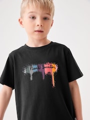Paul Smith Junior Boys Short Sleeve Iconic Print T-Shirt - Image 1 of 7
