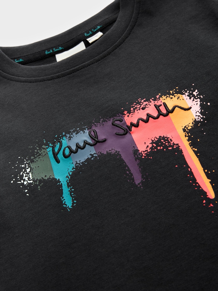 Paul Smith Junior Boys Short Sleeve Iconic Print T-Shirt - Image 6 of 7