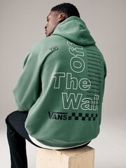 Vans Mens Green Posted Loose 100% Cotton Hoodie - Image 2 of 10