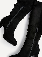Linzi Black Gianna Platform High Leg Boot With Stiletto Heels - Image 5 of 6