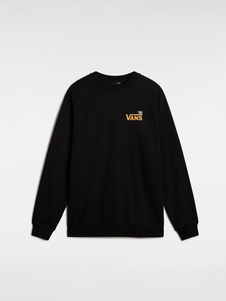 Vans Posted Loose 100% Cotton Black Sweatshirt - Image 1 of 2