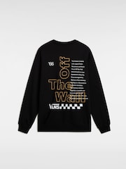Vans Posted Loose 100% Cotton Black Sweatshirt - Image 2 of 2