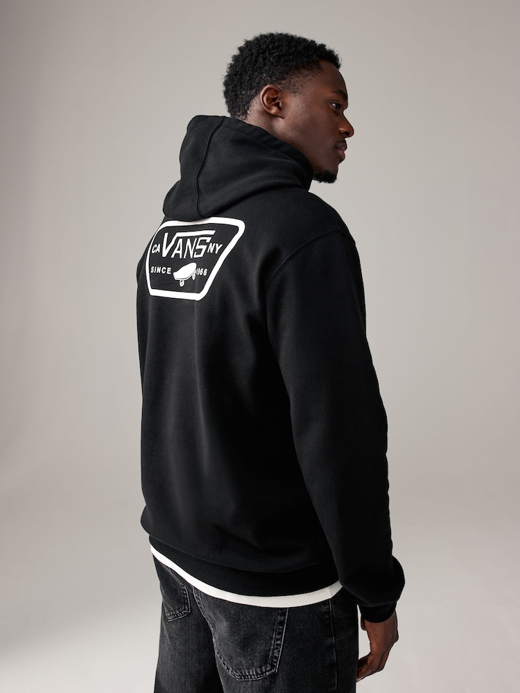 Vans Mens Full Patch 100% Cotton Black Sweatshirt - Image 2 of 5