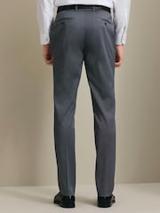 Madilim na Gray - Charles Tyrwhitt Classic Fit Smart Texture Trousers - Larawan 2 ng 5
