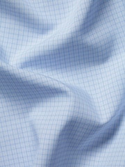 Charles Tyrwhitt Grid Check Non-iron Stretch Poplin Cutaway Slim Fit Shirt - Bild 7 av 7
