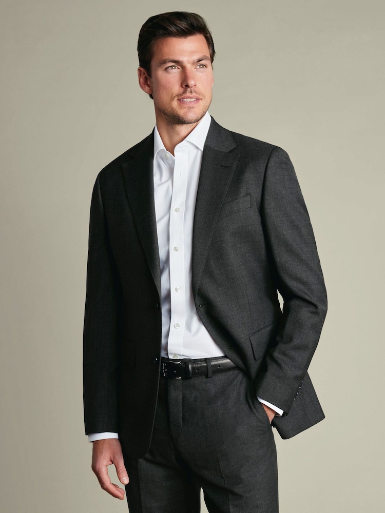 Charles Tyrwhitt Slim Fit End On End Ultimate Performance uzvalka žakete - Attēls 1 no 5