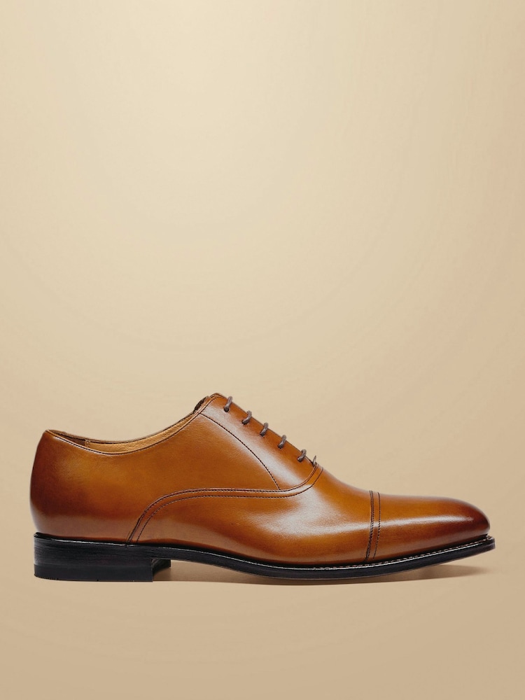 Charles Tyrwhitt 皮革牛津鞋 - 5的图像1｝