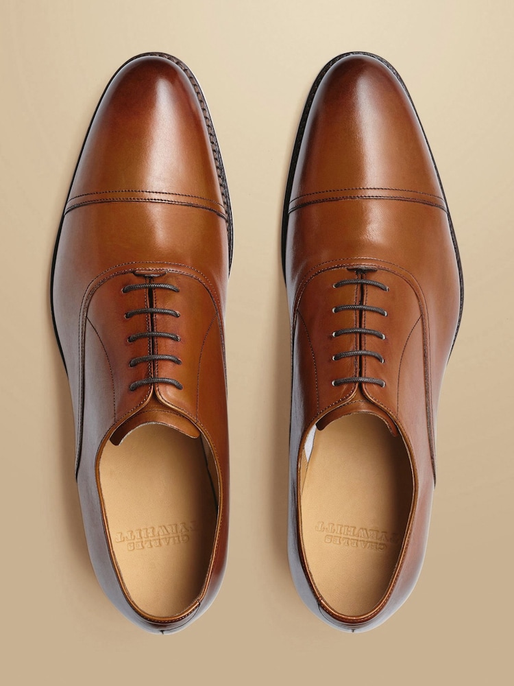 Charles Tyrwhitt 皮革牛津鞋 - 5的图像2｝