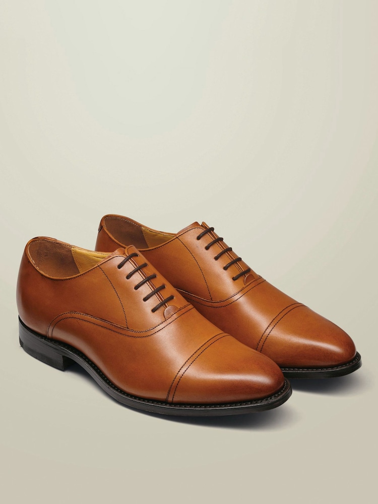 Charles Tyrwhitt 皮革牛津鞋 - 5的图像5｝