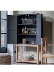 Gallery Home Meteor Navy Leroy 2 Door Cupboard - Image 6 of 10