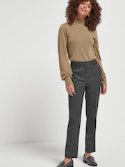 Charcoal Grey Tailored Slim Trousers - Image 4 of 5
