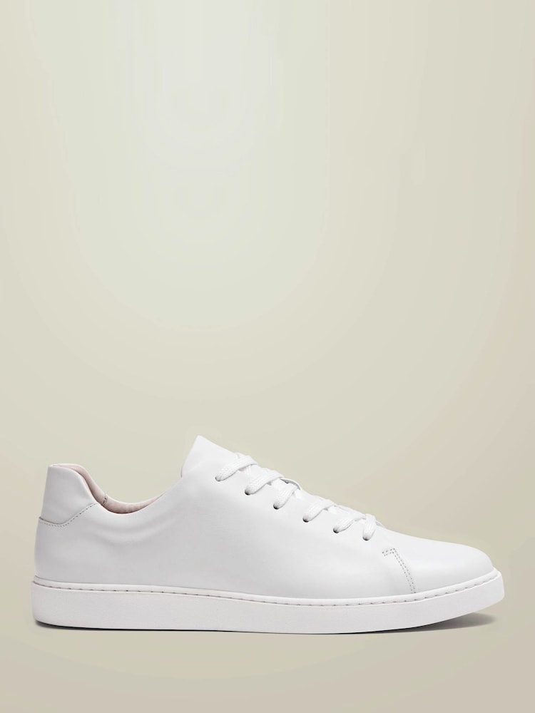 Charles Tyrwhitt White Leather Smart Trainers - Image 1 of 4