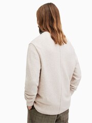 AllSaints White Tone Statten Crew Jumper - Image 2 of 7