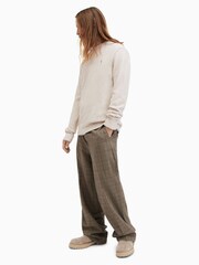 AllSaints White Tone Statten Crew Jumper - Image 4 of 7