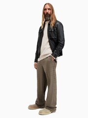 AllSaints White Tone Statten Crew Jumper - Image 5 of 7