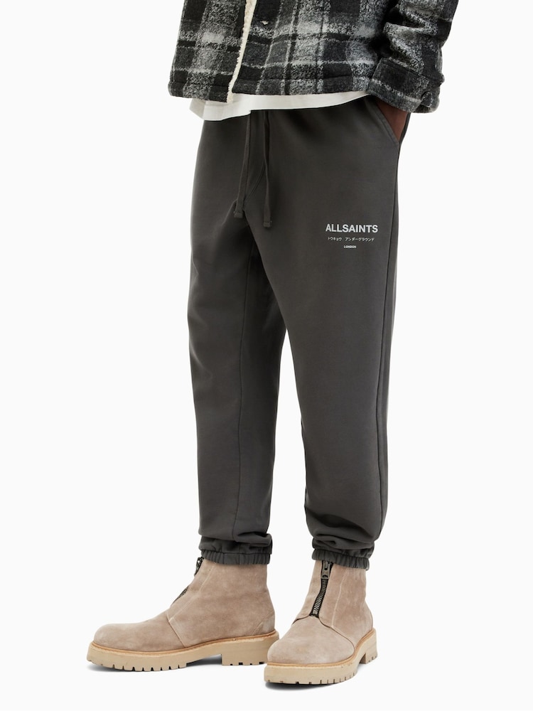 AllSaints Grey Underground Sweatpants - Image 1 of 6