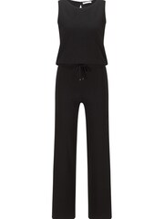 BOSS Black Black Drawstring-Waist Wide Leg Jumpsuit - Image 5 of 5