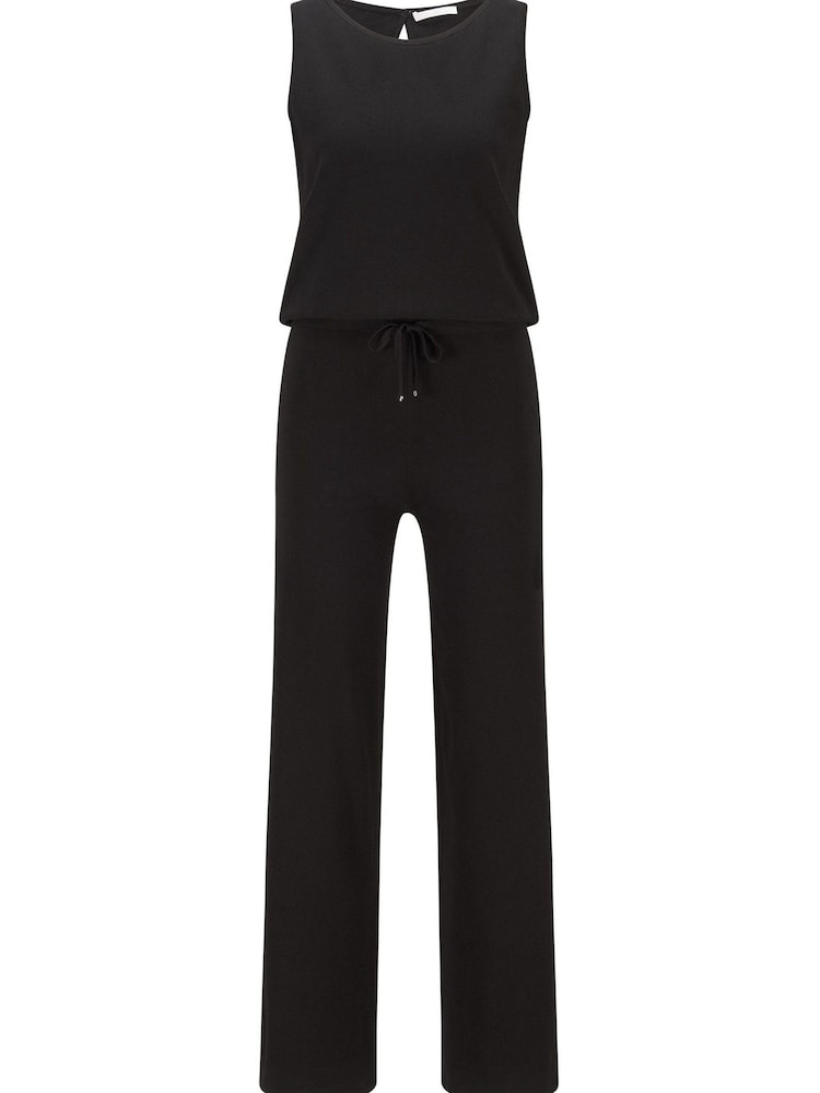 BOSS Black Black Drawstring-Waist Wide Leg Jumpsuit - Image 5 of 5 BOSS Black Black Drawstring-Waist Wide Leg Jumpsuit - Image 5 of 5