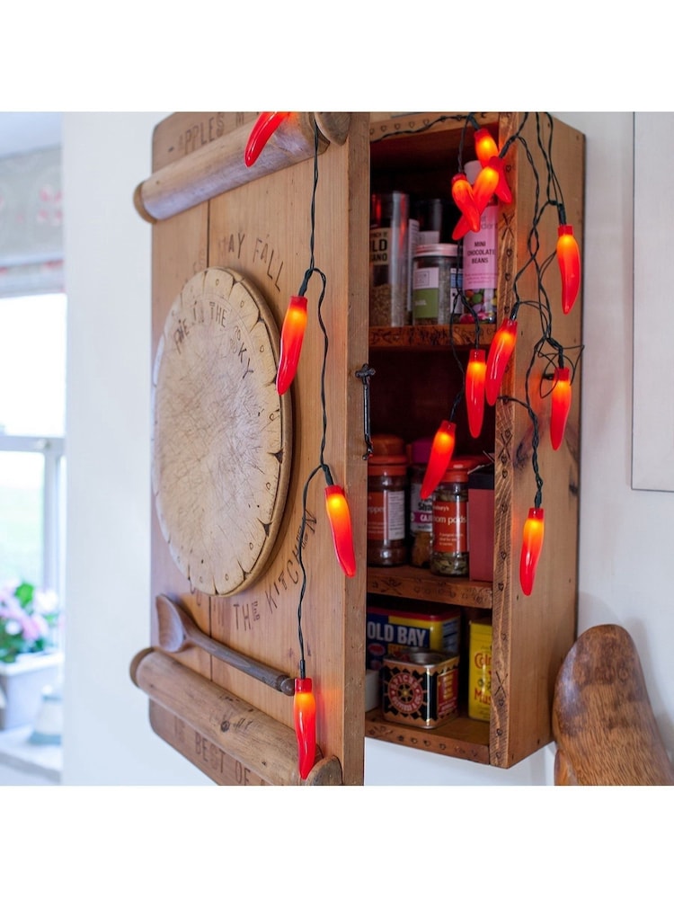 Lights4fun 20 Red Chilli Pepper Lights - Image 2 of 4