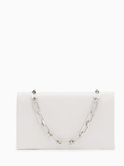 AllSaints White Akira Clutch Bag - Image 2 of 8