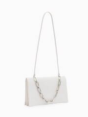 AllSaints White Akira Clutch Bag - Image 4 of 8