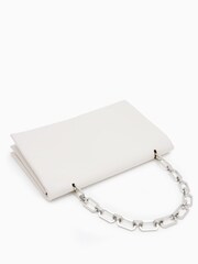 AllSaints White Akira Clutch Bag - Image 5 of 8