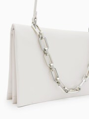 AllSaints White Akira Clutch Bag - Image 6 of 8