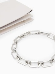 AllSaints White Akira Clutch Bag - Image 7 of 8