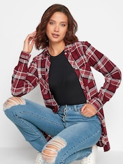 Long Tall Sally Blue Button Fly Distressed MIA Slim Jeans - Image 2 of 4