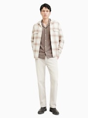 AllSaints Brown Venice Shirt - Image 3 of 5